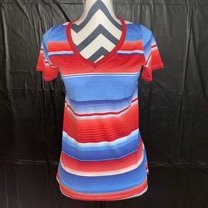 Red White and Blue Striped T-Shirt
